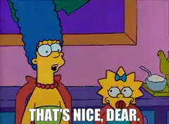 Marge Simpson That's Nice Dear