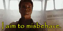 Han Solo I aim to misbehave