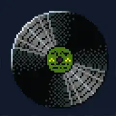 pixel art death star laser