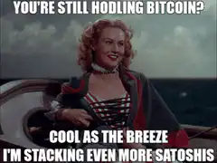 Cool as the Breeze Bitcoin Hodler