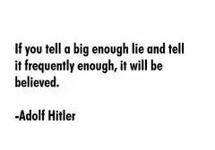 Hitler lie quote text animation