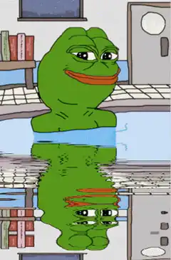 Pepe the Frog reflection