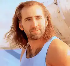 Nicolas Cage winking