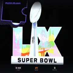 Super Bowl LX Puzzle Game