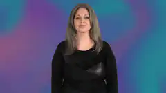 Woman signing not your keys not your bitcoin