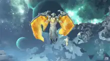 Angel of Light wings spreading