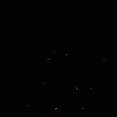 glowing cyan lines and dots on black
