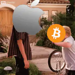 Apple vs Bitcoin kick