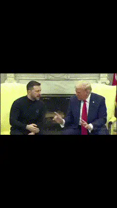 Trump and Zelenskyy playing cards