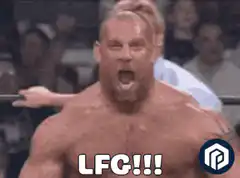 Kurt Angle screaming LFG