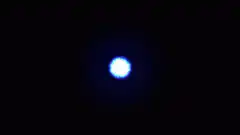 blue and red energy explosion