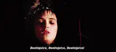 Lydia Deetz calls Beetlejuice