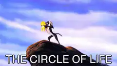 Rafiki presenting Simba The Circle of Life