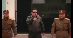 Kim Jong Un pointing finger