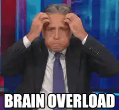 Jon Stewart brain overload