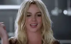Britney Spears biting her finger