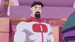 Omni-Man looks down sadly