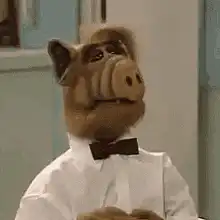 ALF nodding and pointing
