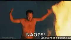 Man touching fire says NAOP