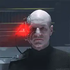 Data's red eye glow up