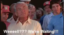 Coach Boomer waiting for the game to start