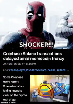 Deadpool Shocker Coinbase Solana