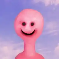 Pink Smiling Face Glitching