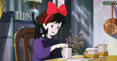 Kiki's Delivery Service tea scene