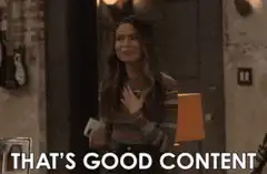 That's Good Content Reaction
