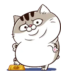 Smug cat standing on a gold bar
