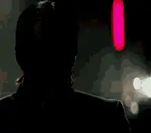 John Wick turns head in dark room
