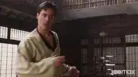Marty McFly doing martial arts