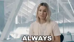 Kristen Bell Always GIF