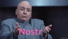 Dr. Evil shrugs Nostr