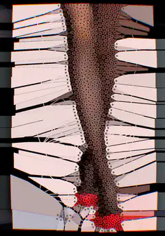 Abstract geometric pattern morphing animation