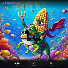 Frog King Poseidon Puzzle