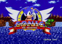Sonic the Hedgehog title screen
