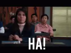 Gina and Ken's classroom reaction