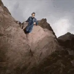 Man falls off cliff