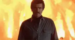 This Is Fine dog meme with man in fire