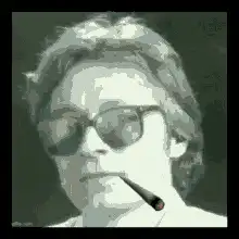 Cool guy with sunglasses and cigar