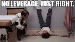 No Leverage Just Right Meme