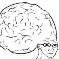 Giant Brain Head