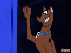 Scooby Doo knocking on door