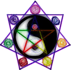 Chakra Yin Yang Hexagram