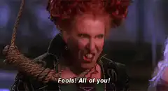 Winifred Sanderson Fools All of You