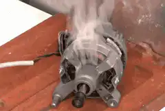 Car alternator overheats and bursts into flames