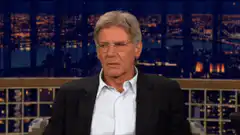 Harrison Ford talking on talk show