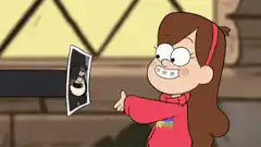 Mabel Pines gets a red nose