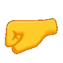 Yellow Fist Emoji